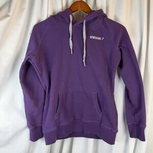 Gymshark Women's Medium Hoodie Sweatshirt Purple Athletic Fit Trendy Soft